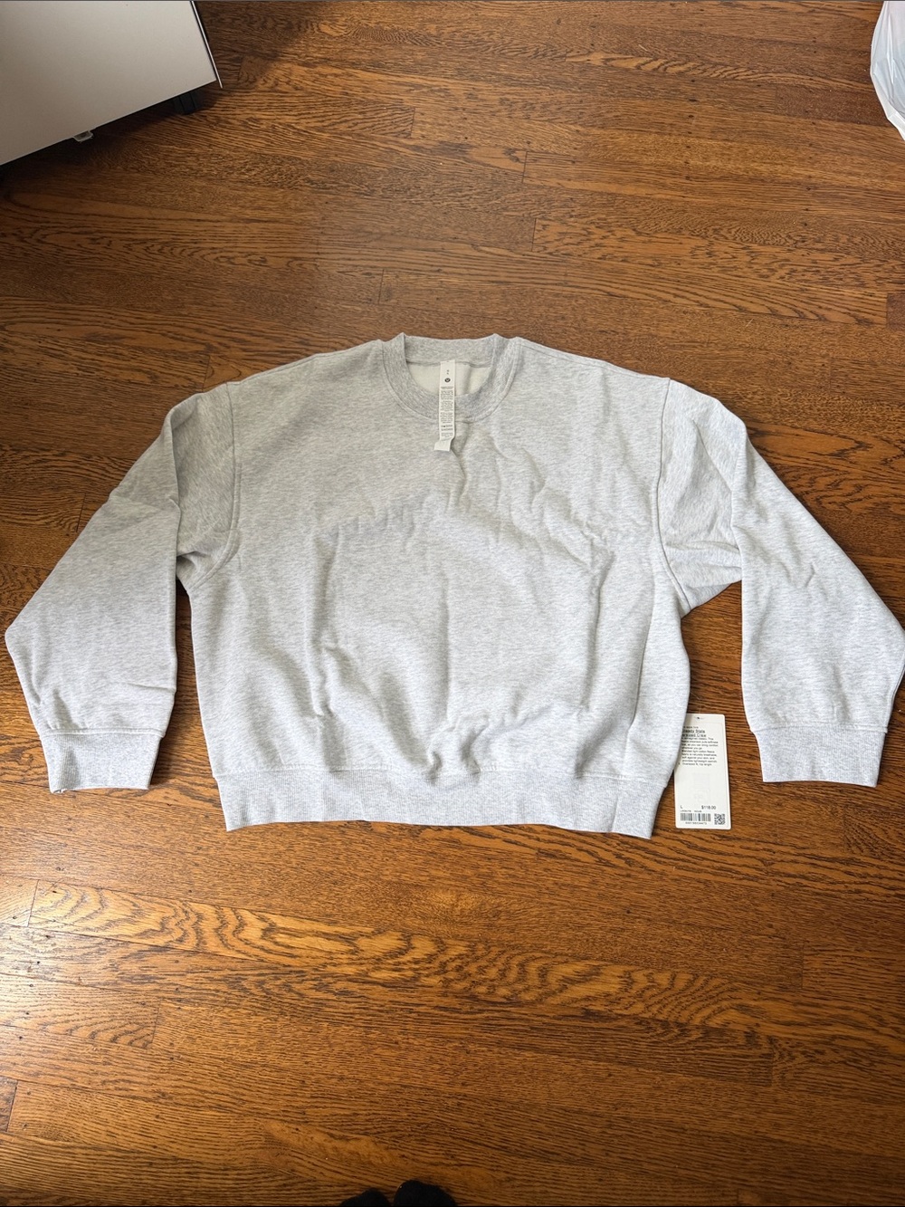 lululemon athletica Women's Steady State Crewneck Sweatshirt - Light Gray